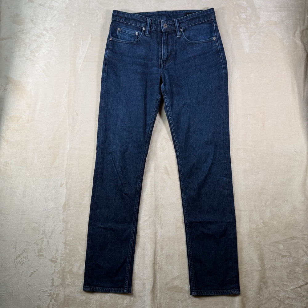 Bonobos Slim Jeans Mens Size 29x32 Straight Leg Stretch Blue Denim Dark Wash